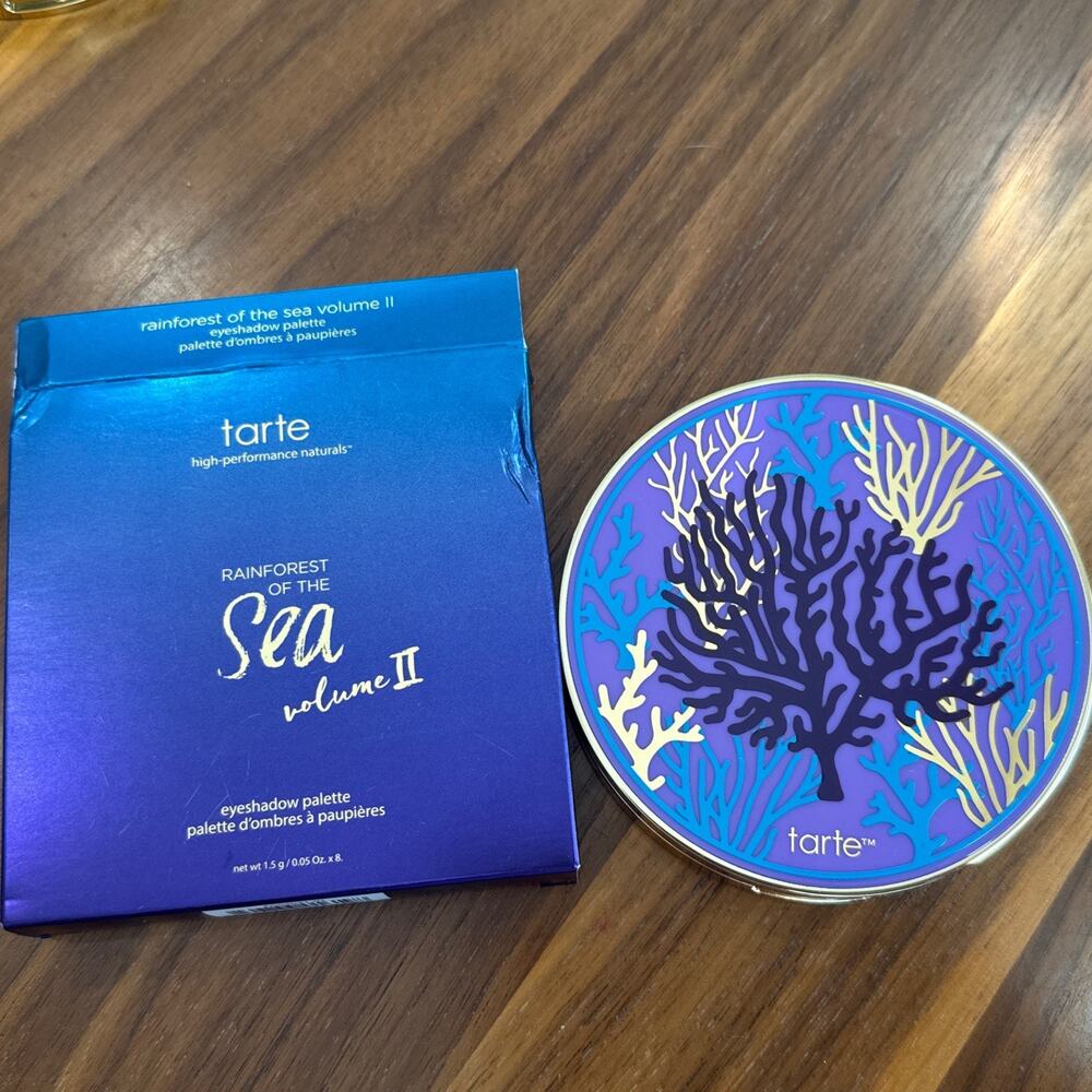 TARTE RAINFOREST of the SEA ~ Eyeshadow Palette Volume II ~ Full Size NIB!!